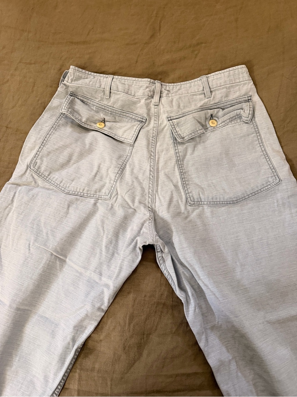 imogene + willie Light Gray Men's Casual Chinos - Picture 2 of 5